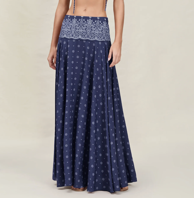 Devon Windsor Bandana Rylie Skirt Merlot or Harbour